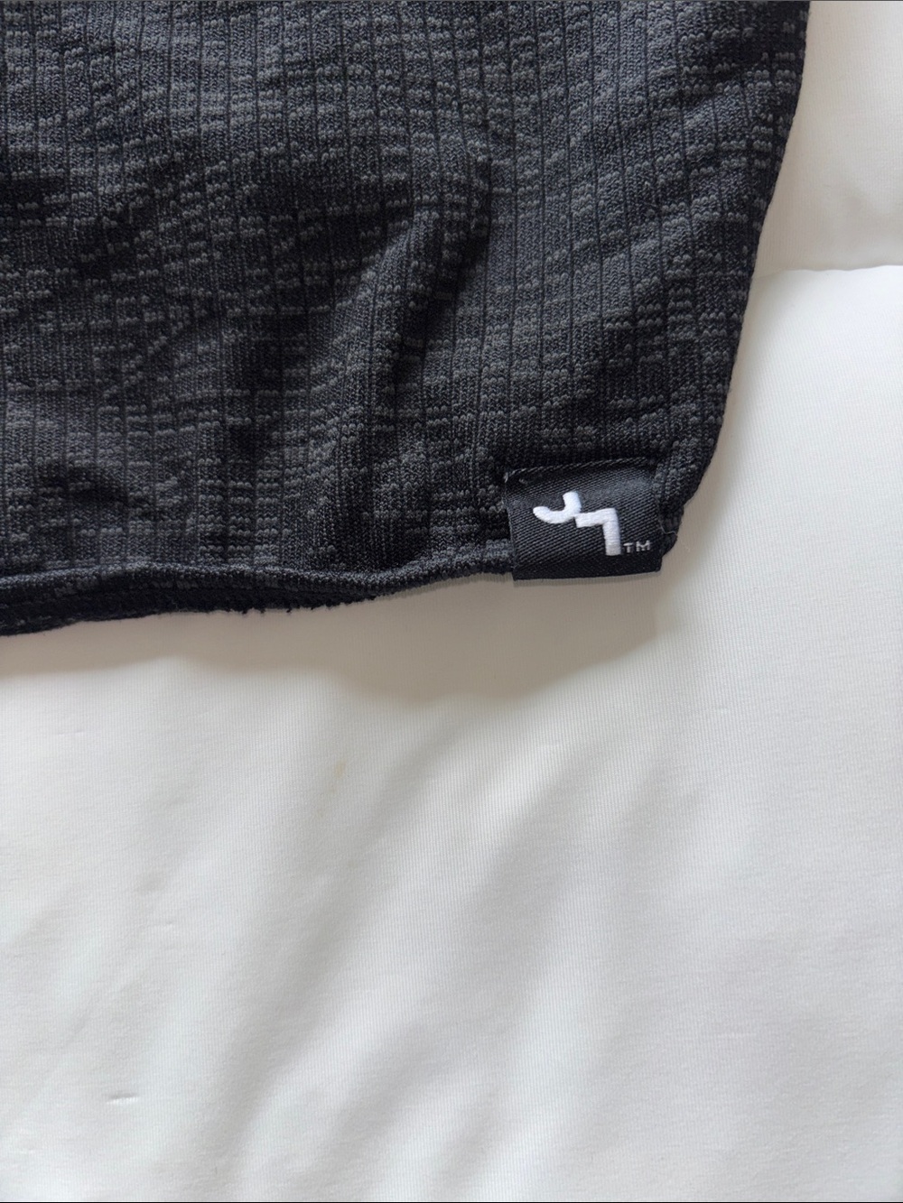 JoyLab Black Long Sleeve Crop Top with High-Waist Wide Leg Pants - Picture 6 of 11